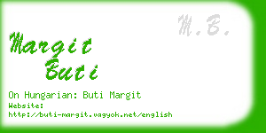 margit buti business card
